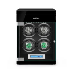 Tủ xoay đồng hồ cơ Driklux TS4BB-F-9-ULED-P-SM