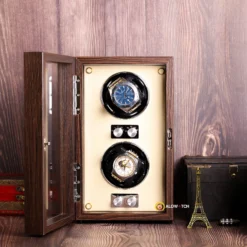 Hộp xoay tự động 2 đồng hồ HXL02